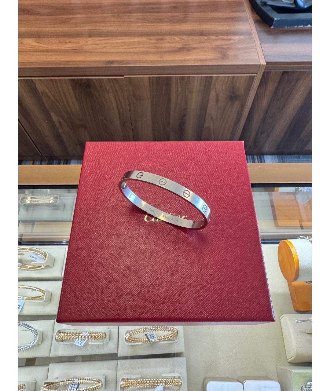 CARTIER Серебряный браслет из белого золота, фото 3