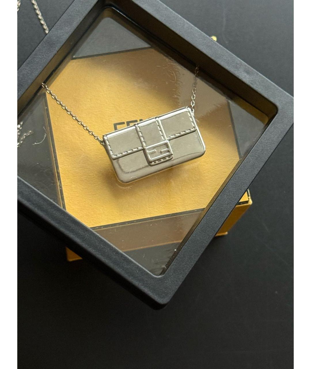 FENDI Серебряная подвеска, фото 8