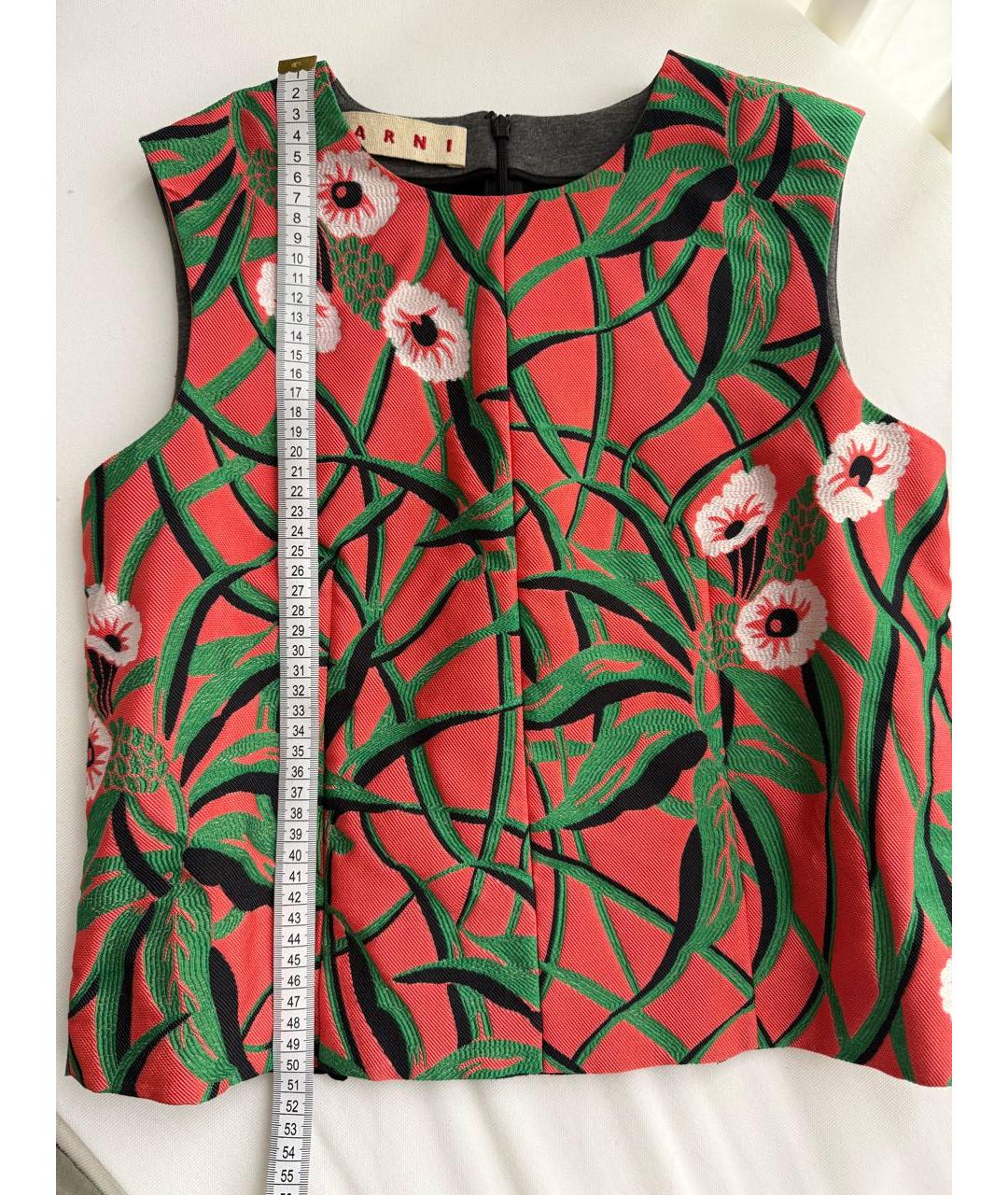 MARNI Мульти вискозная майка, фото 5