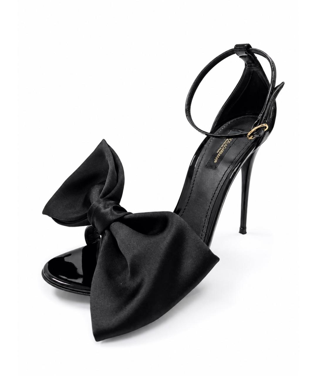 DOLCE&GABBANA Черные туфли из лакированной кожи, фото 7