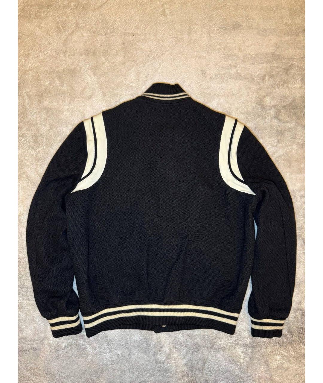 SAINT LAURENT Черная хлопковая куртка, фото 4