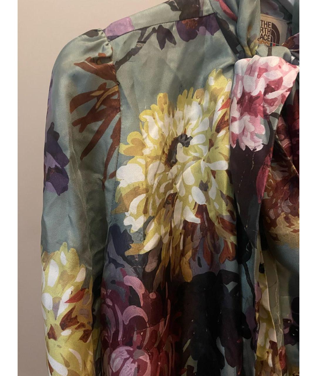 GUCCI Мульти шелковый костюм с юбками, фото 4