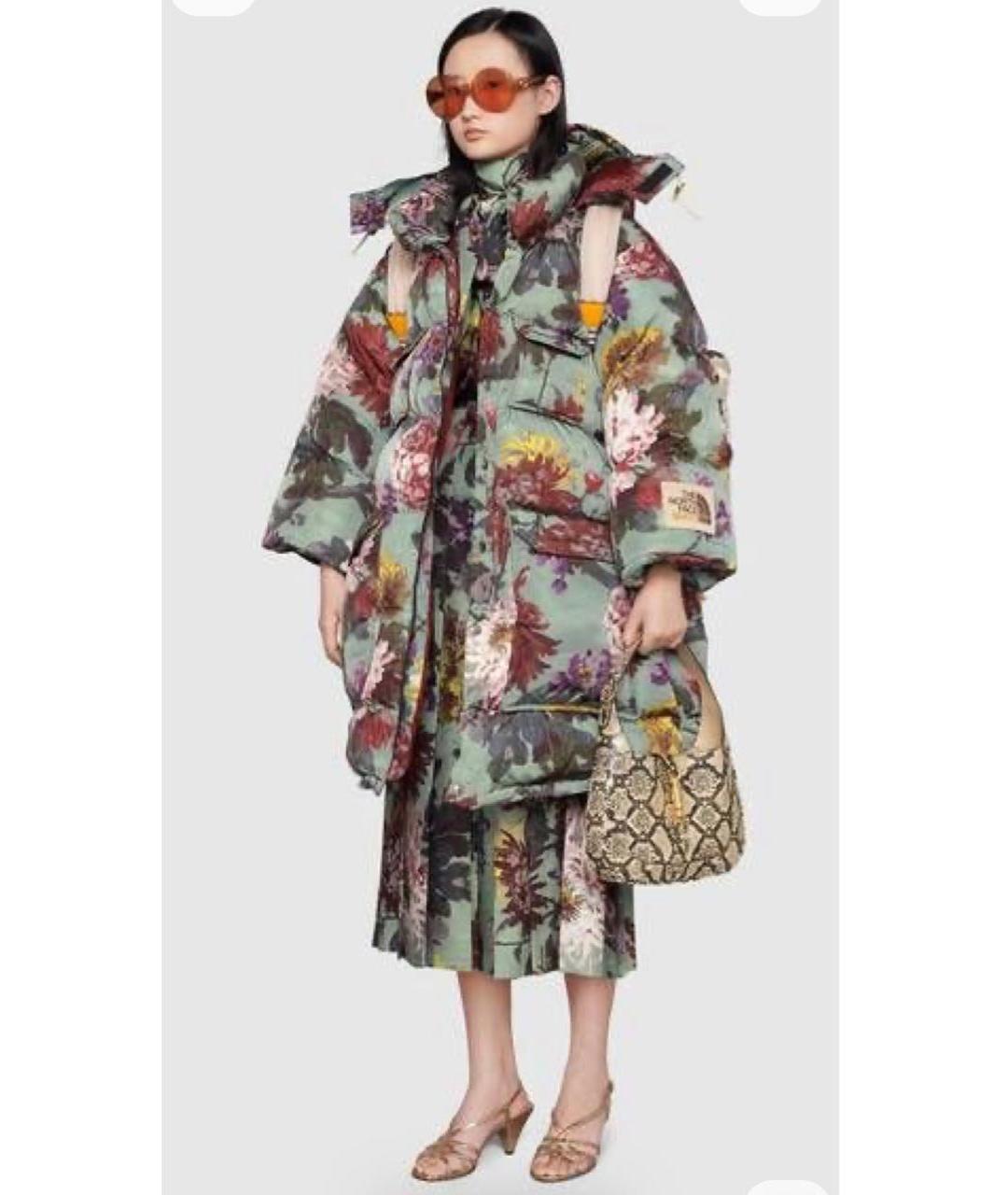 GUCCI Мульти шелковый костюм с юбками, фото 5