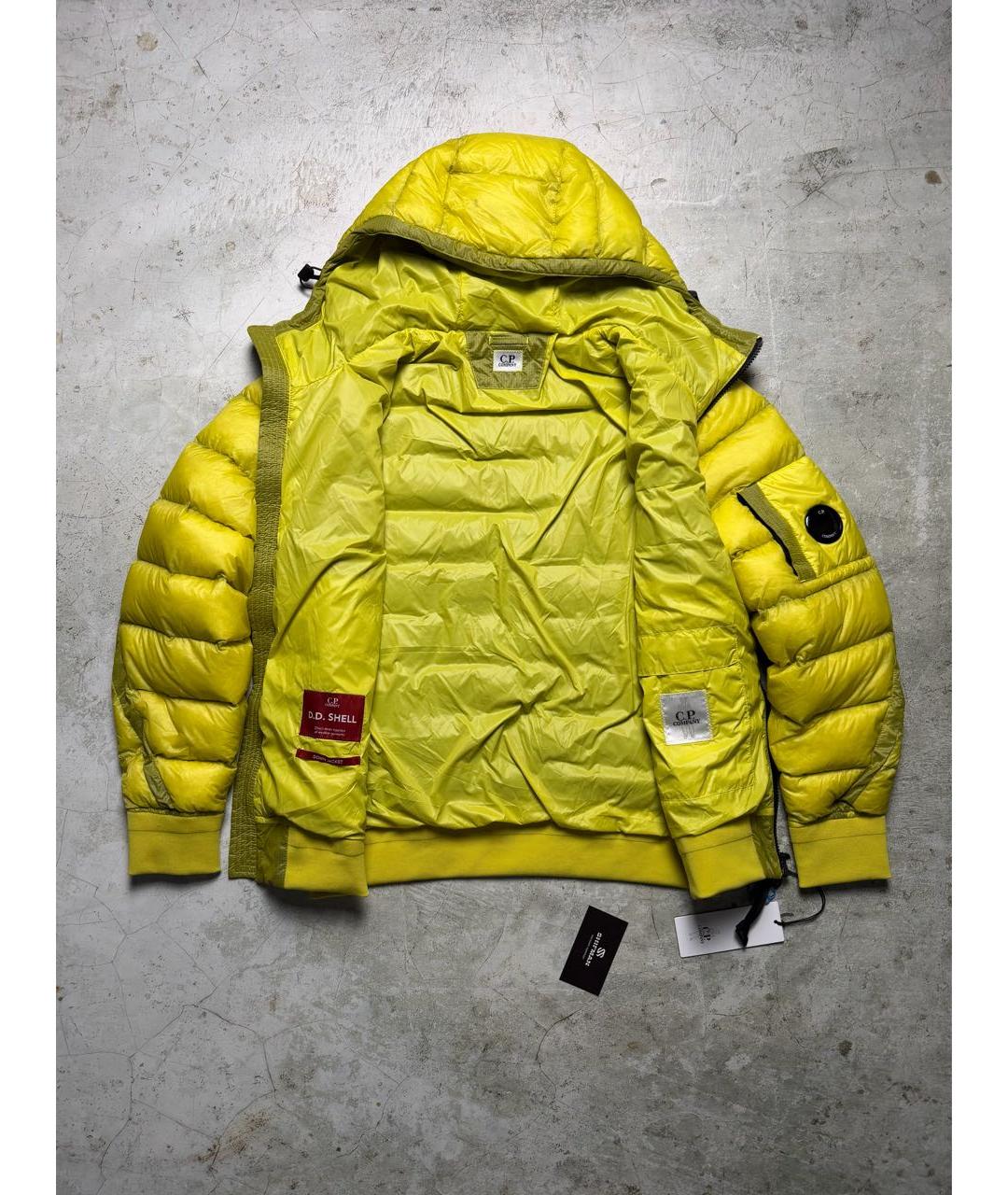 CP COMPANY Желтый пуховик, фото 4