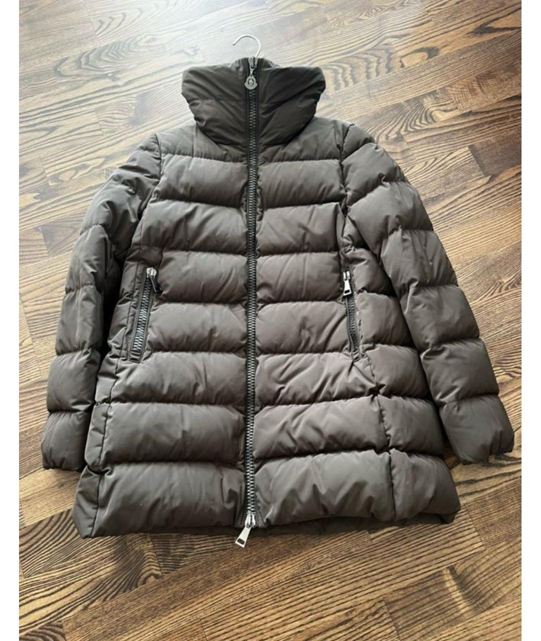 MONCLER Хаки полиамидовая куртка, фото 8
