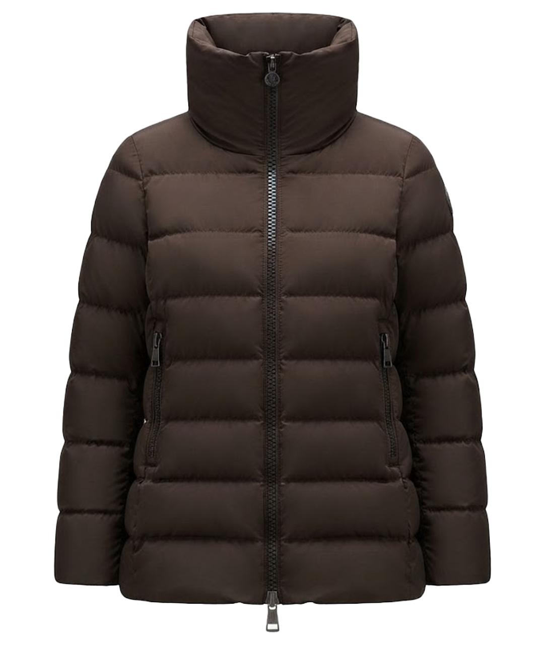 MONCLER Хаки полиамидовая куртка, фото 1