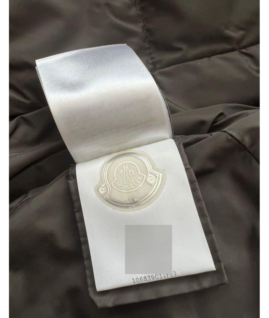 MONCLER Хаки полиамидовая куртка, фото 6