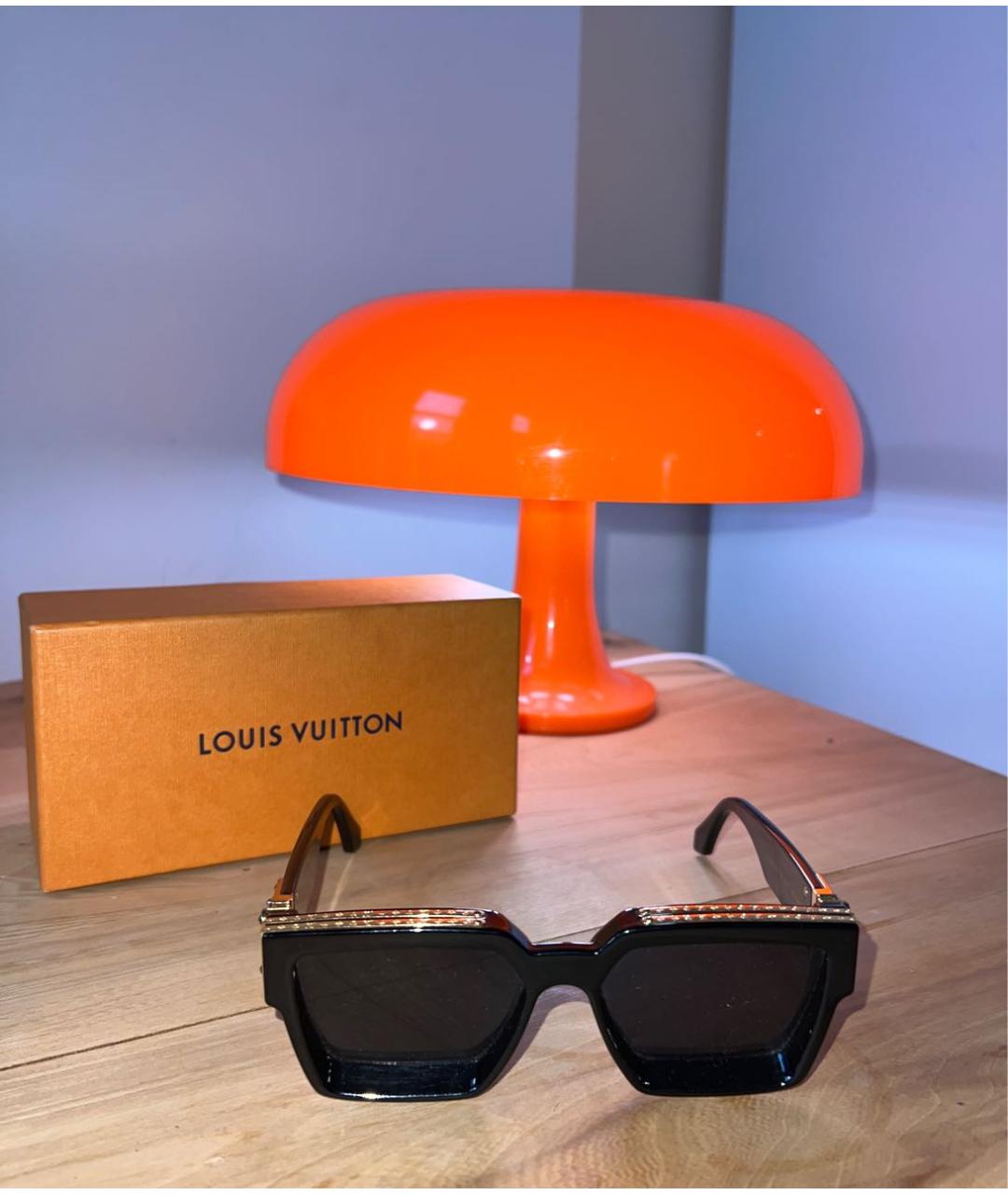 LOUIS VUITTON Черные солнцезащитные очки, фото 9