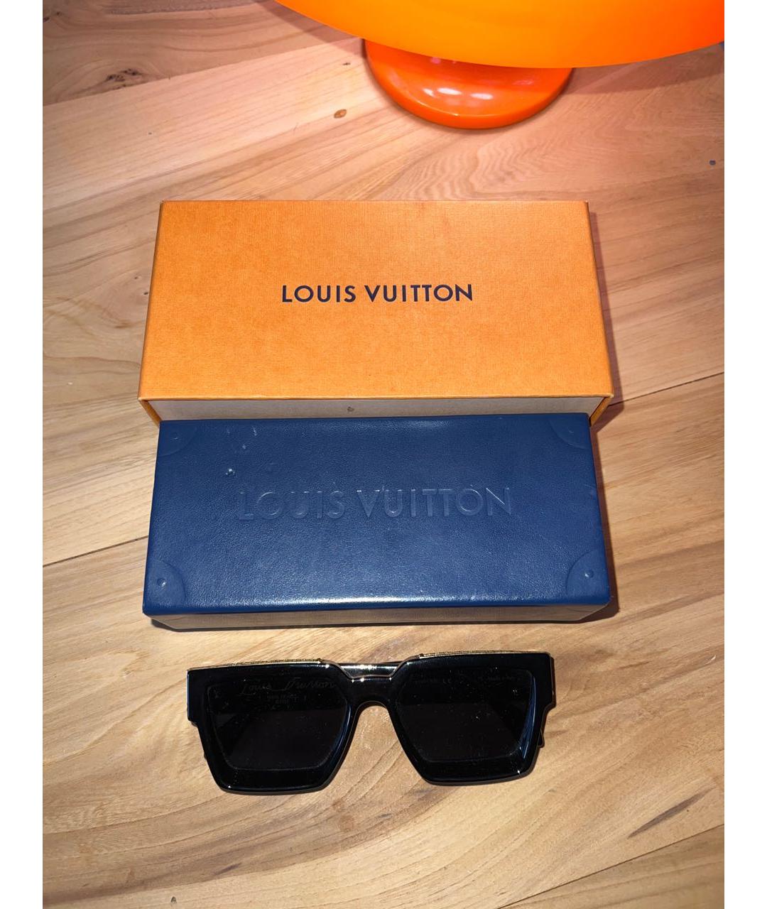 LOUIS VUITTON Черные солнцезащитные очки, фото 4