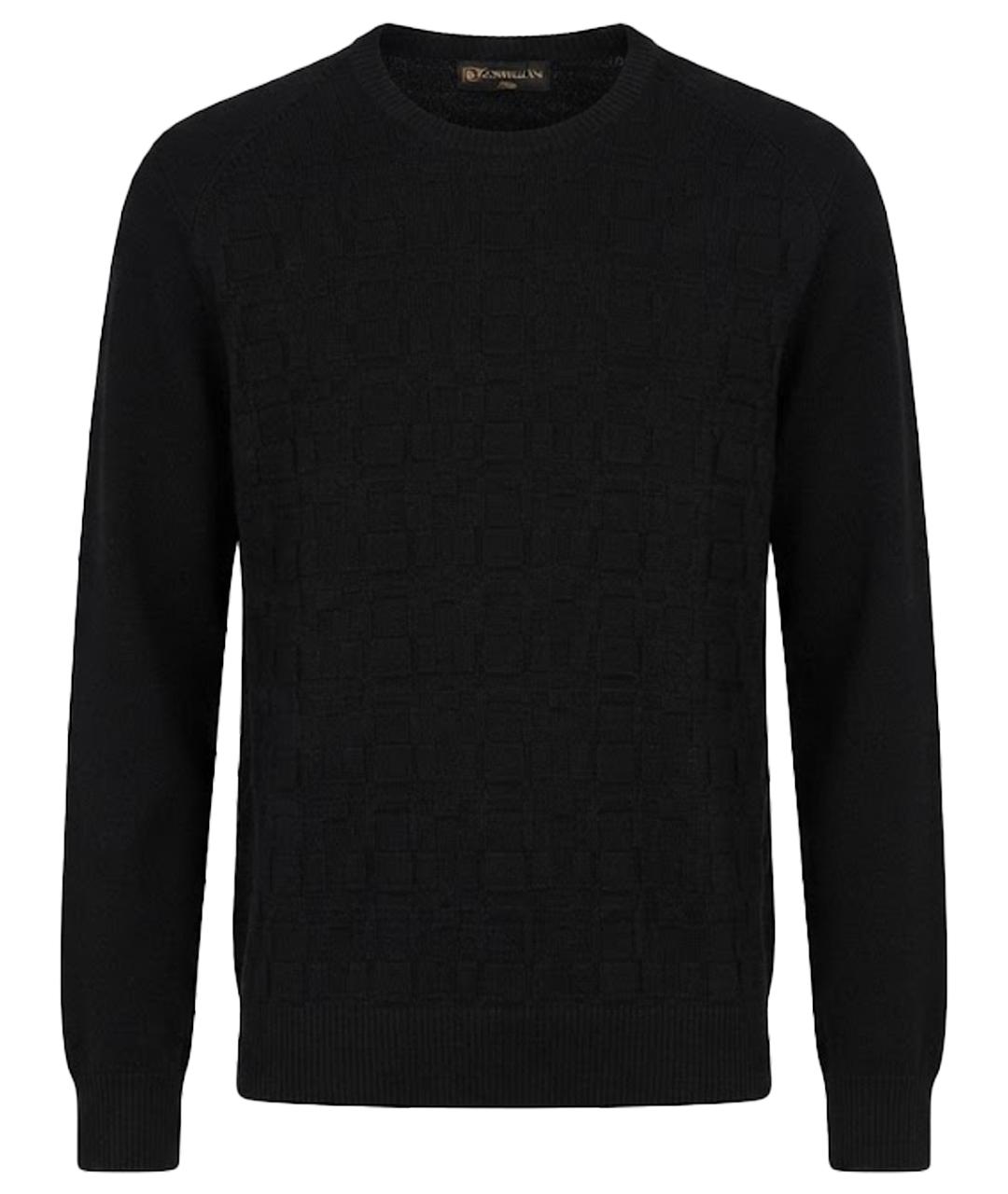 CORNELIANI Черный шерстяной джемпер / свитер, фото 1