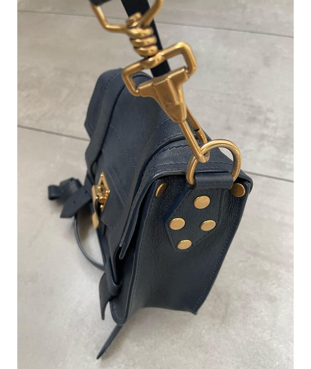 PROENZA SCHOULER Темно-синяя кожаная сумка через плечо, фото 2