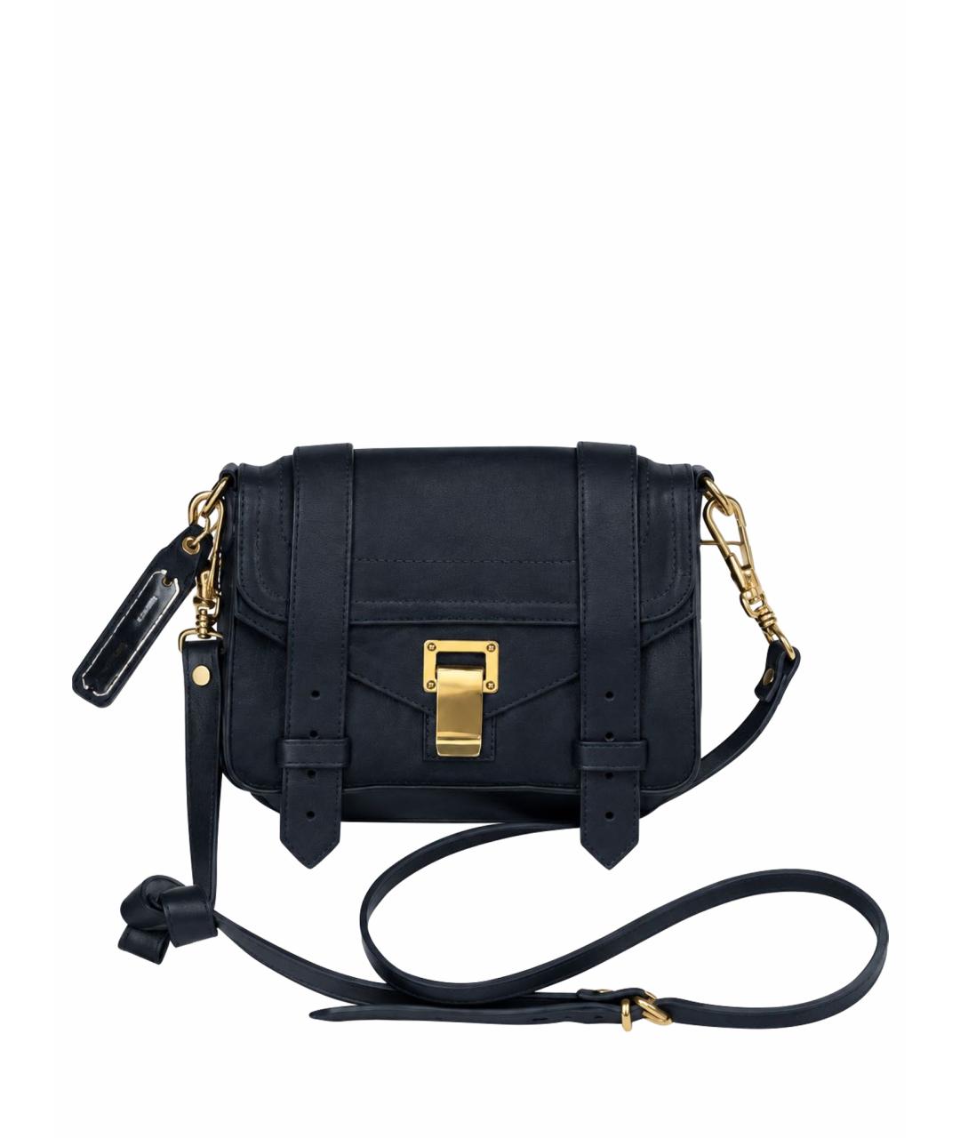 PROENZA SCHOULER Темно-синяя кожаная сумка через плечо, фото 1