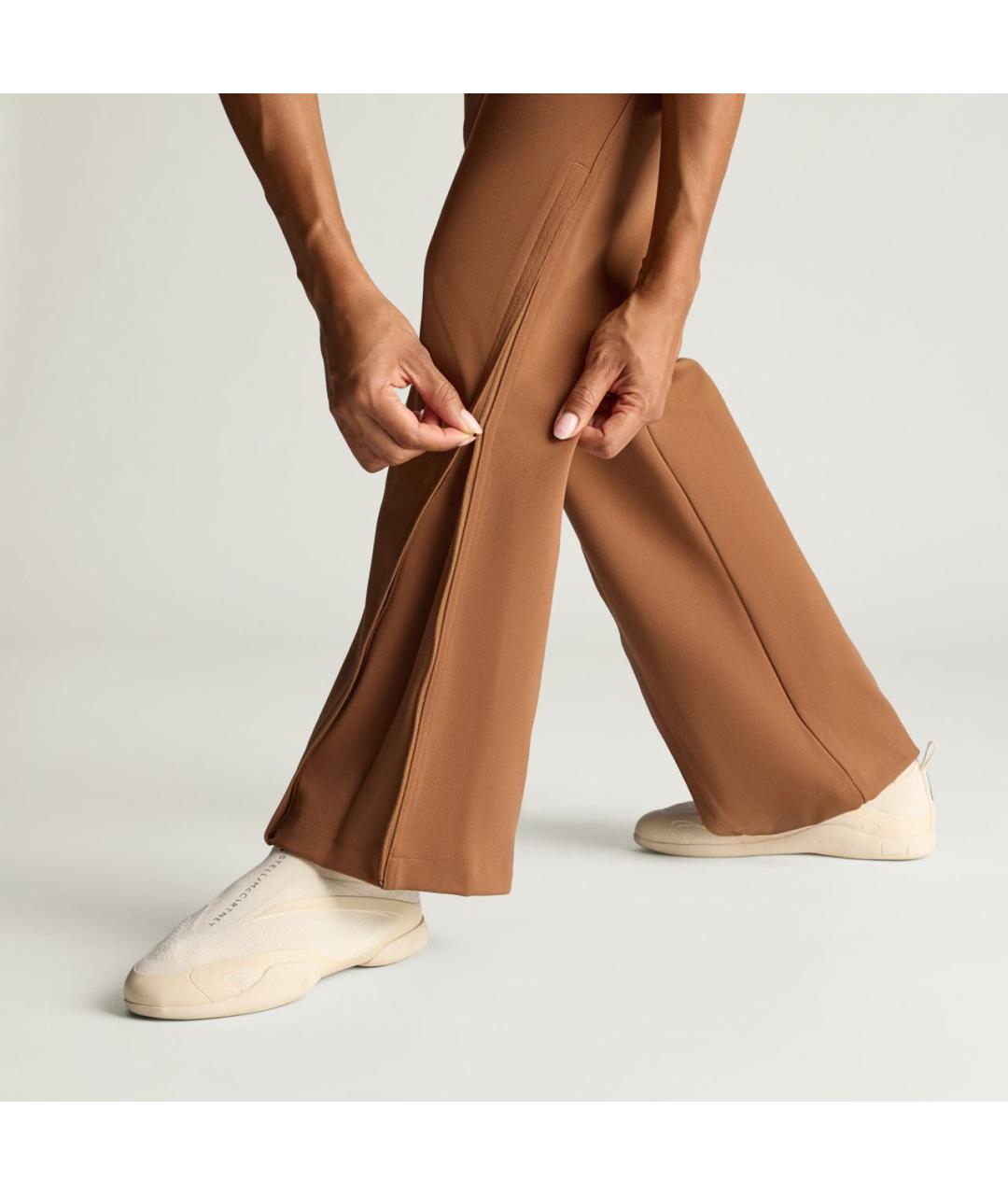 ADIDAS BY STELLA MCCARTNEY Коричневые спортивные брюки и шорты, фото 5