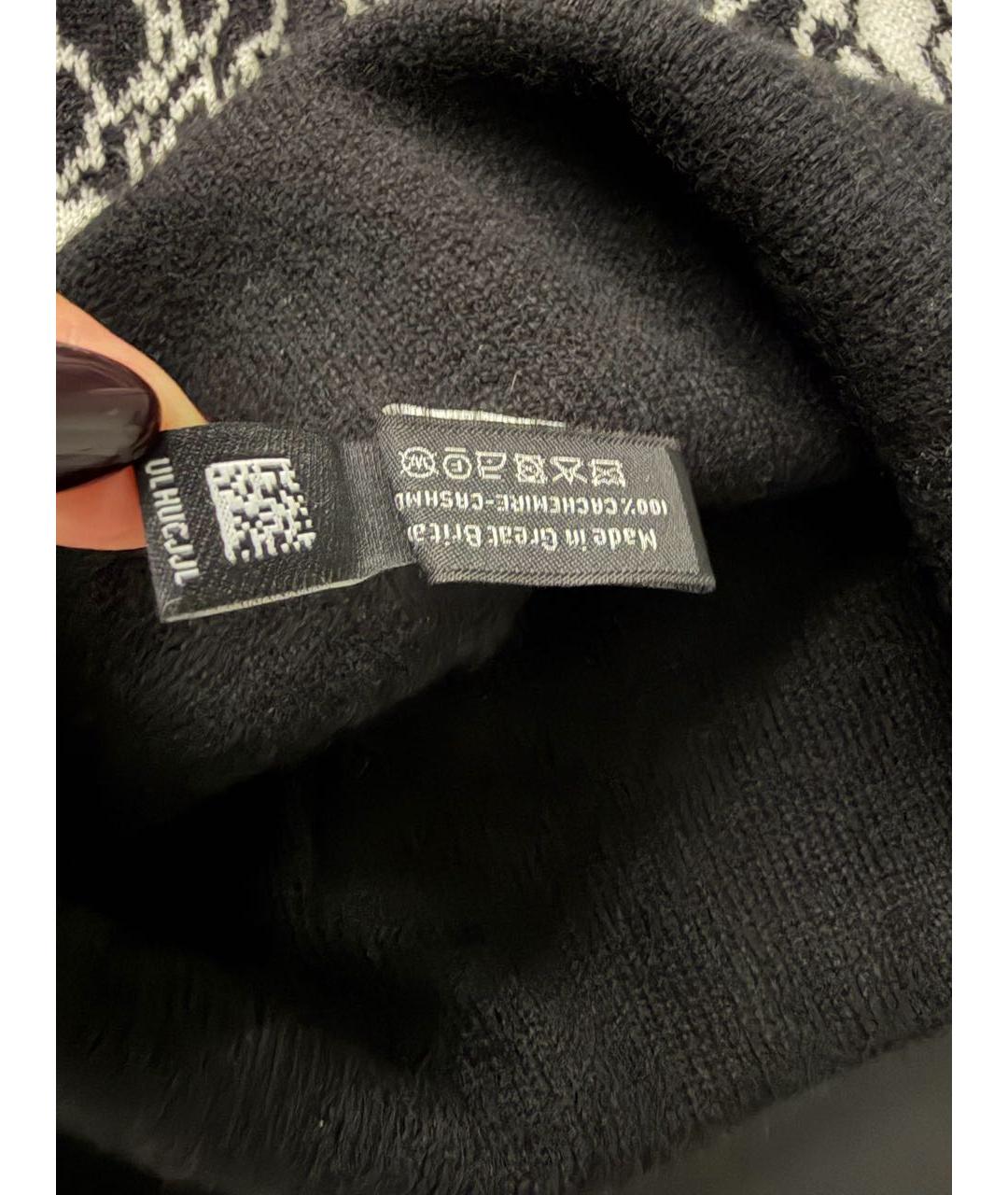 CHANEL Черная кашемировая шапка, фото 4
