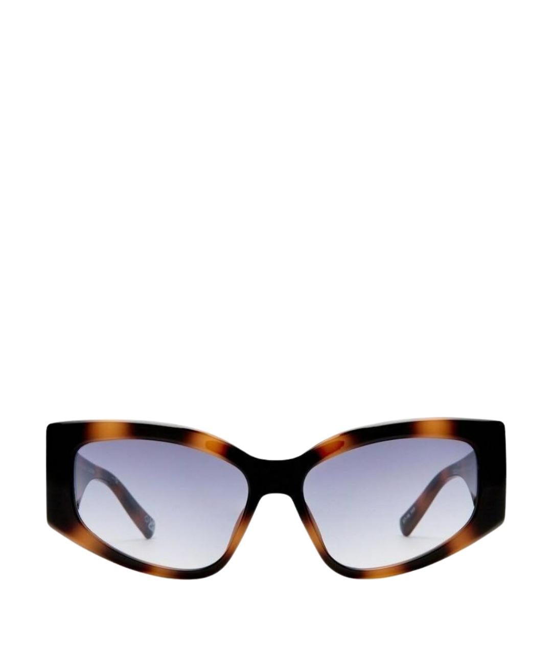 LE SPECS Коричневые пластиковые солнцезащитные очки, фото 1