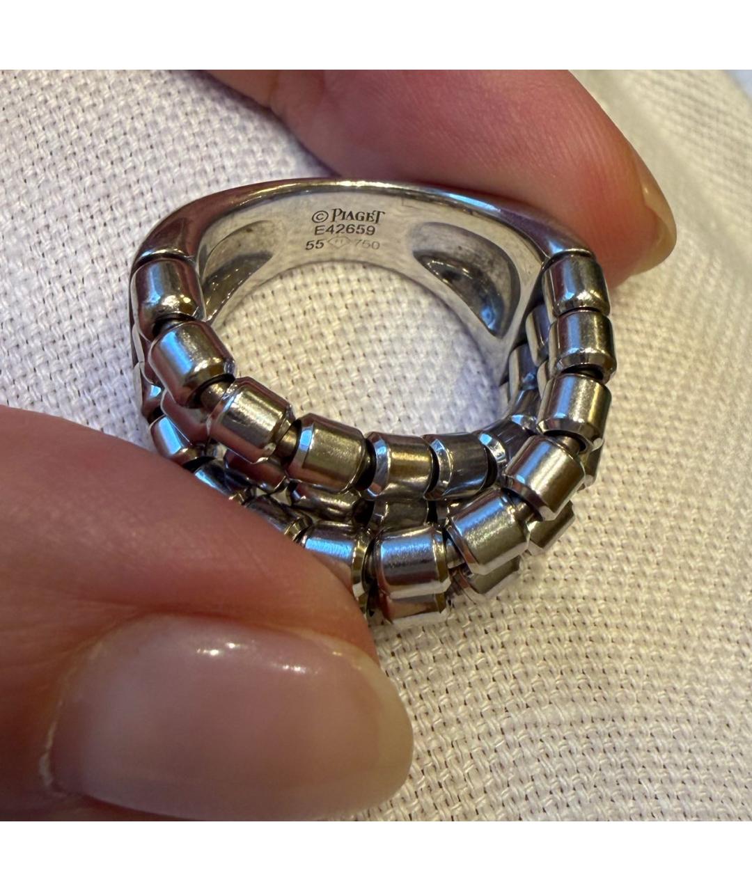 PIAGET Серебряное кольцо из белого золота, фото 2