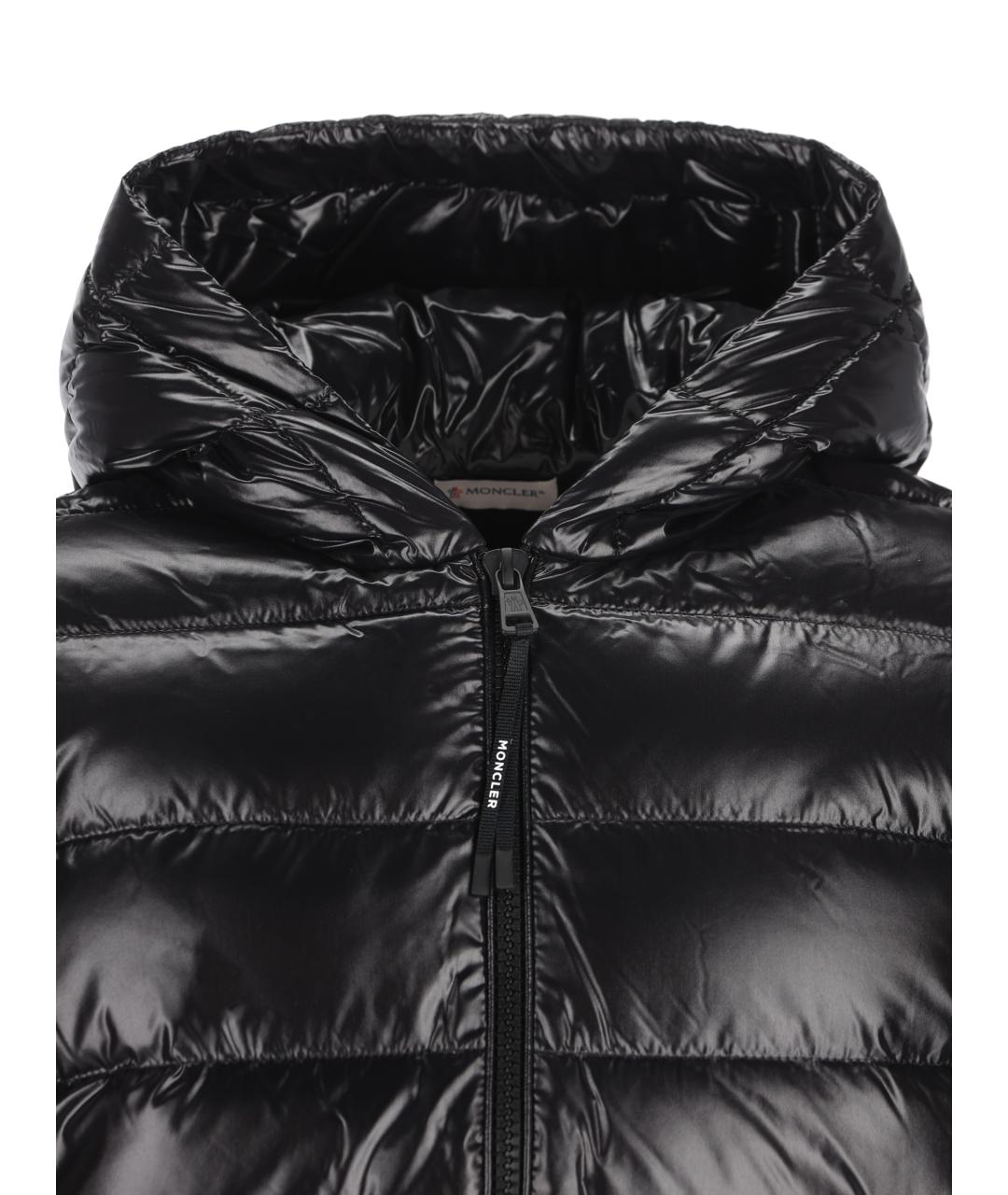 MONCLER Черный шерстяной кардиган, фото 3