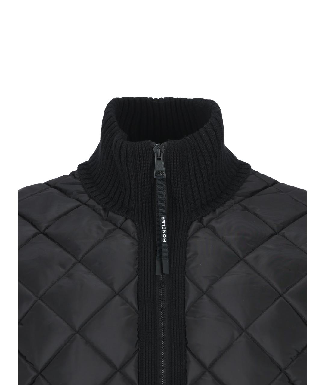 MONCLER Черный кардиган, фото 4