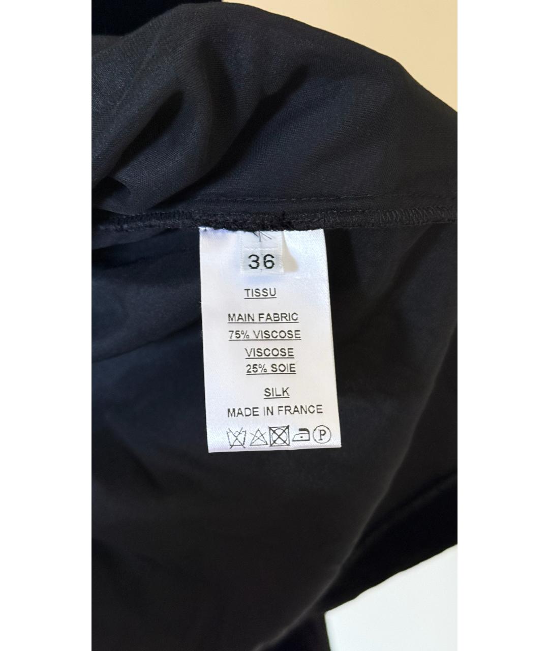 BALMAIN Черная замшевая футболка, фото 7