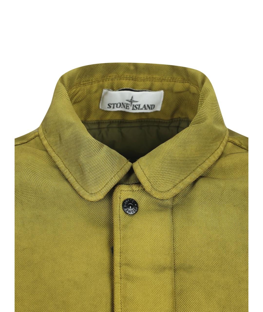 STONE ISLAND Зеленая полиамидовая куртка, фото 4