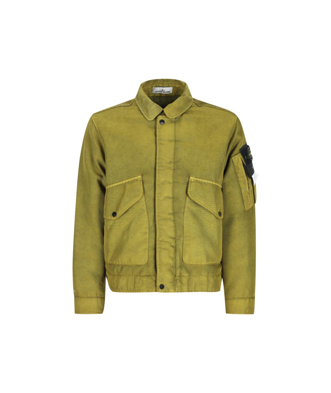STONE ISLAND Зеленая полиамидовая куртка, фото 5