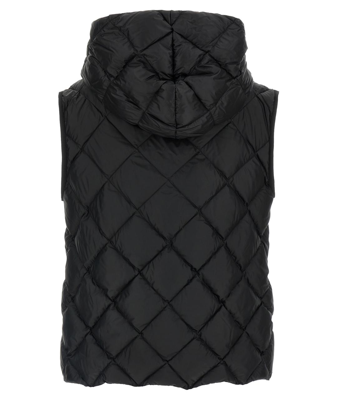 WEEKEND MAX MARA Черная полиэстеровая жилетка, фото 2