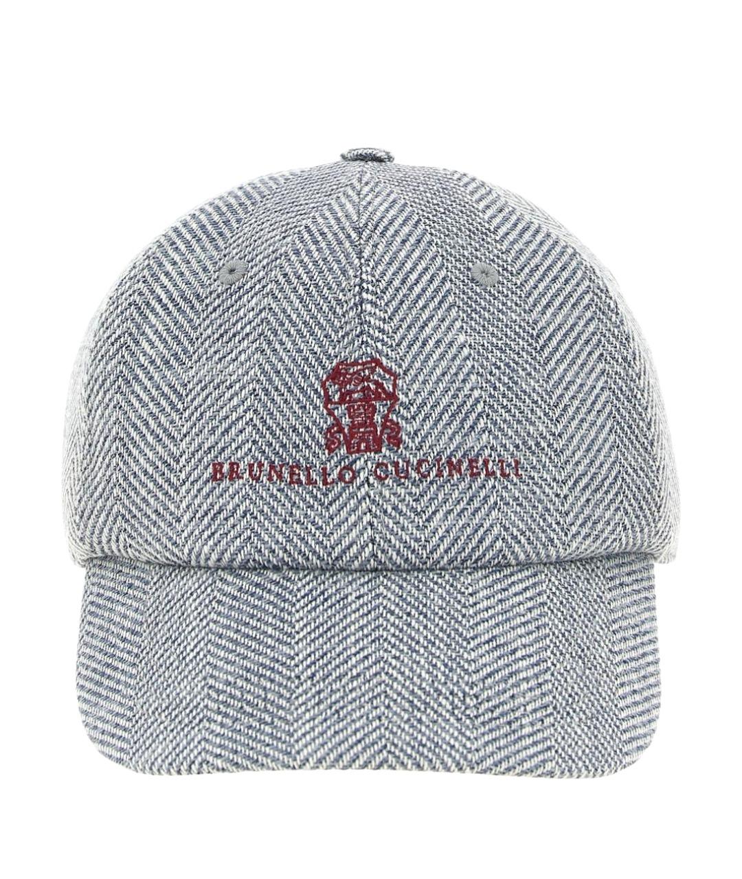 BRUNELLO CUCINELLI Синяя кепка/бейсболка, фото 1