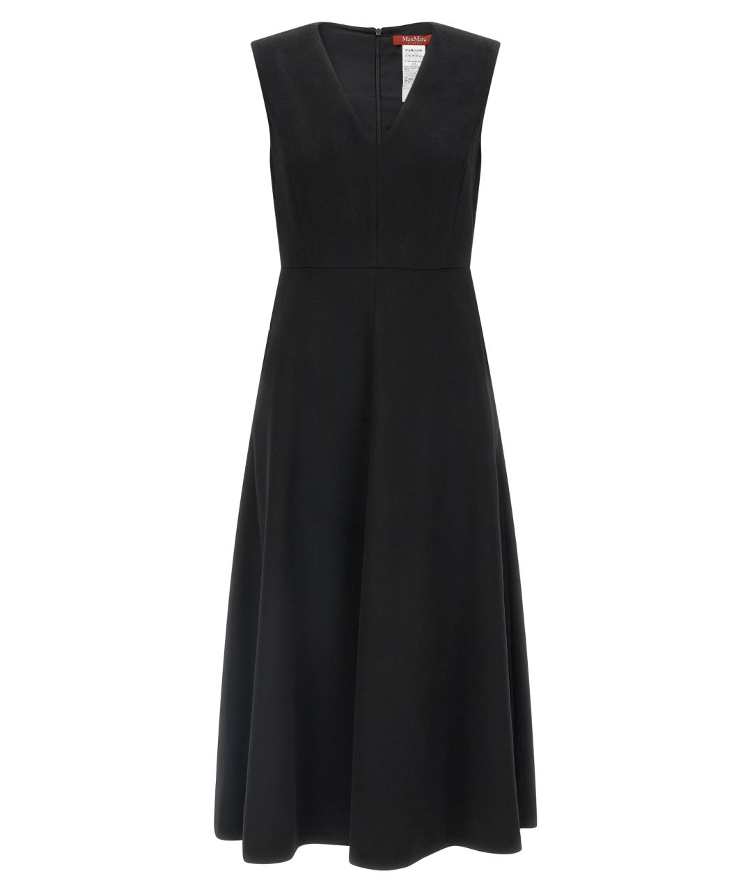MAX MARA STUDIO Черное шерстяное платье, фото 1