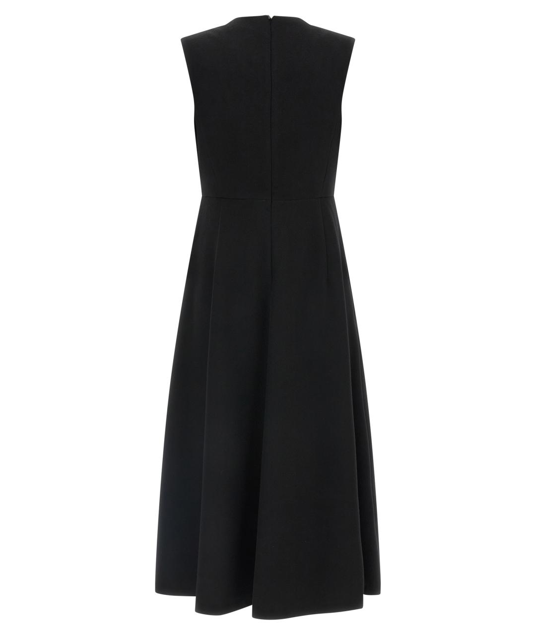 MAX MARA STUDIO Черное шерстяное платье, фото 2