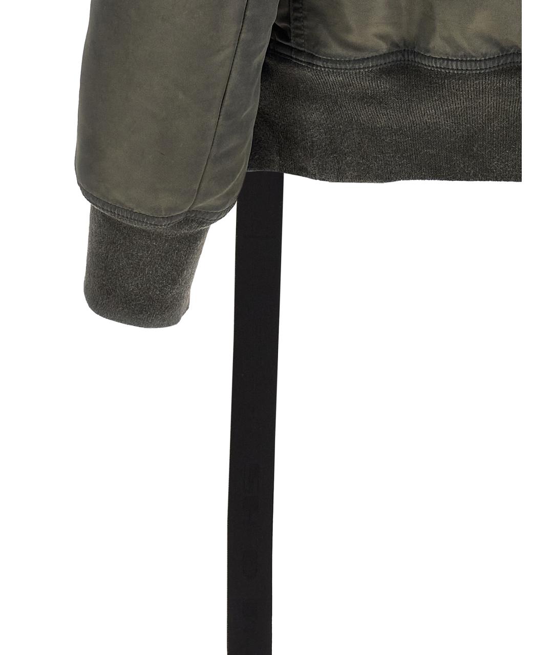 RICK OWENS DRKSHDW Серая полиамидовая куртка, фото 4