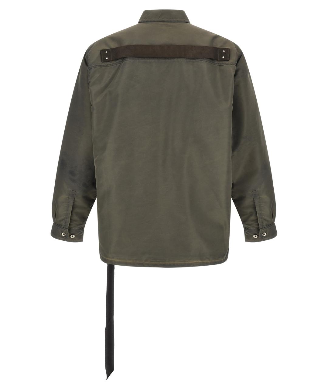 RICK OWENS DRKSHDW Серая полиамидовая куртка, фото 2