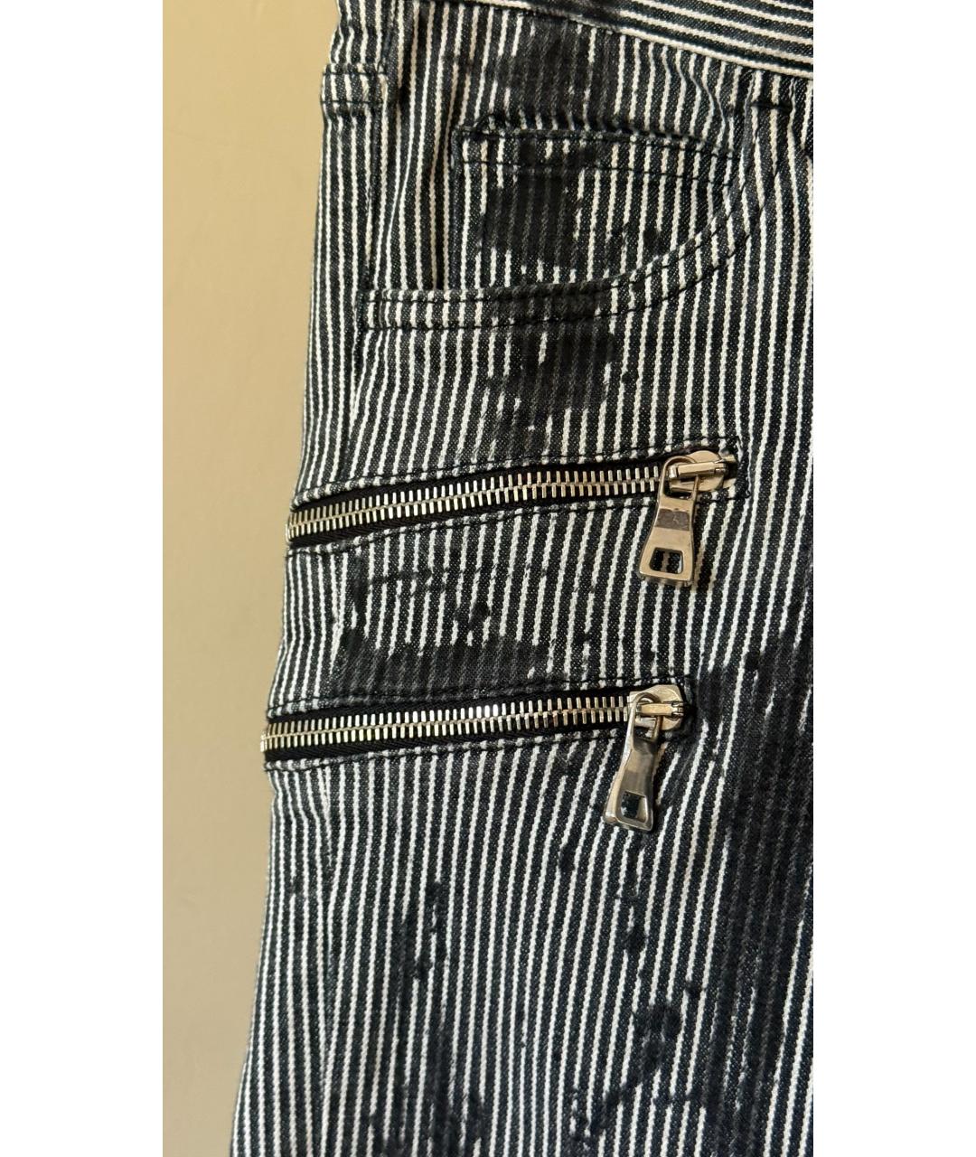 BALMAIN Черные прямые джинсы, фото 3