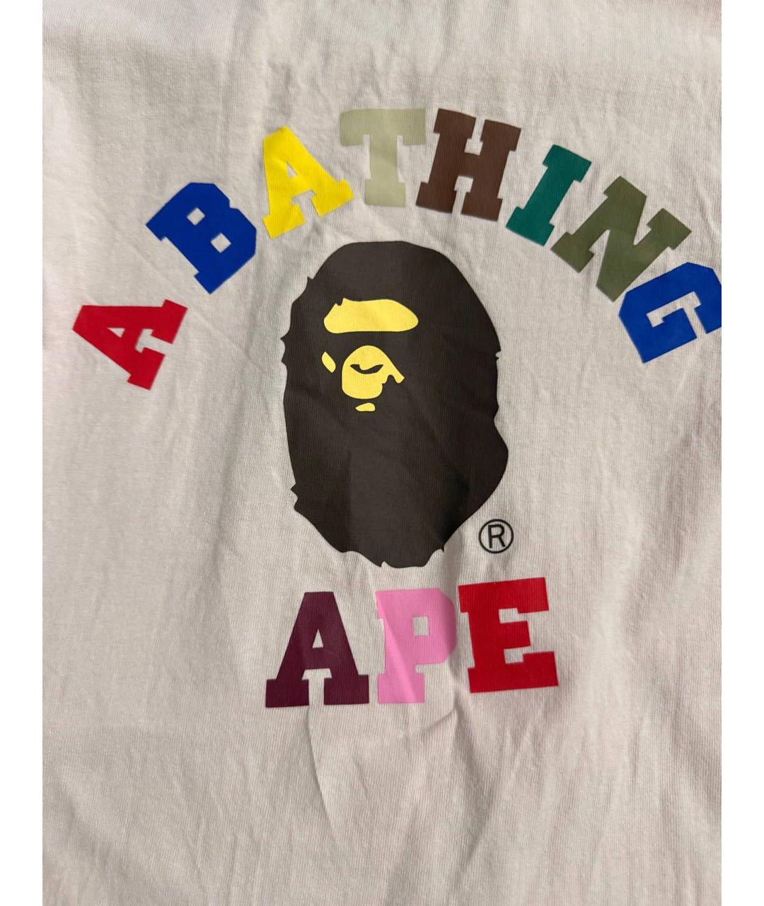 BAPE Коралловая хлопковая футболка, фото 4