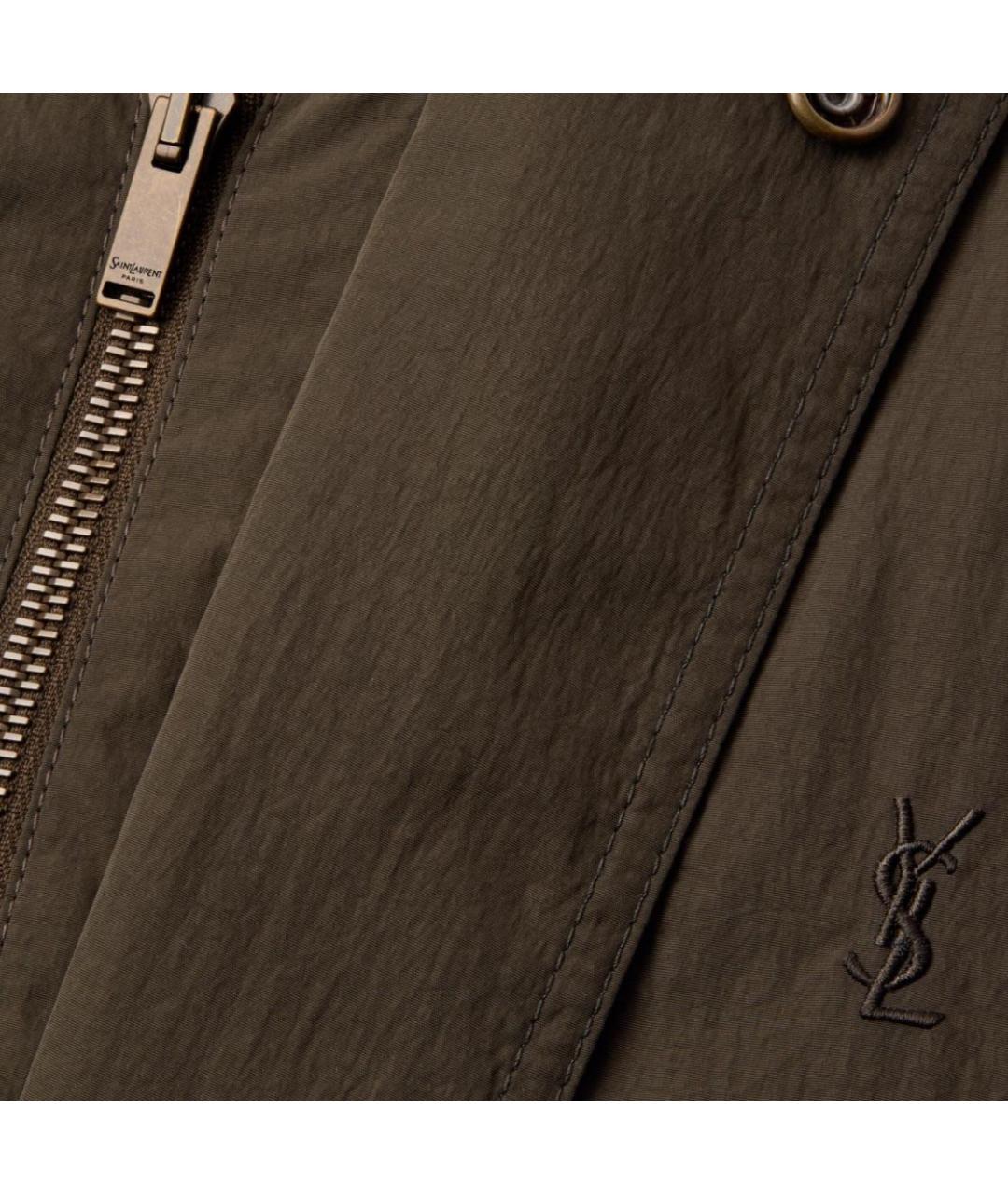 SAINT LAURENT Коричневая куртка, фото 3