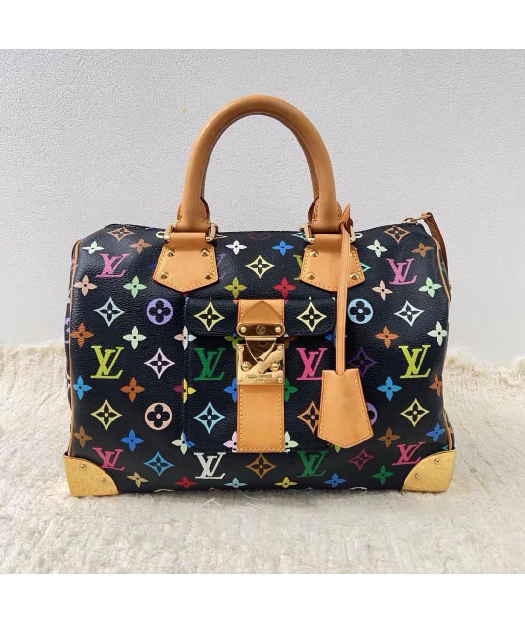 LOUIS VUITTON Мульти кожаная сумка с короткими ручками, фото 9