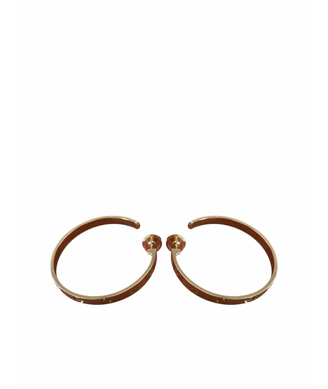 CARTIER Золотые серьги из розового золота, фото 5