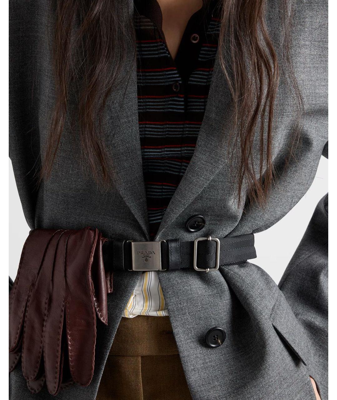 PRADA Серая шерстяная куртка, фото 3