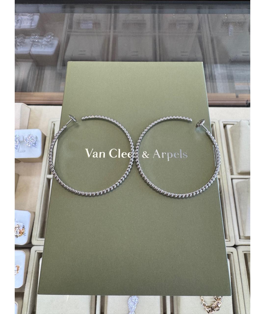 VAN CLEEF & ARPELS Серебряные серьги из белого золота, фото 3