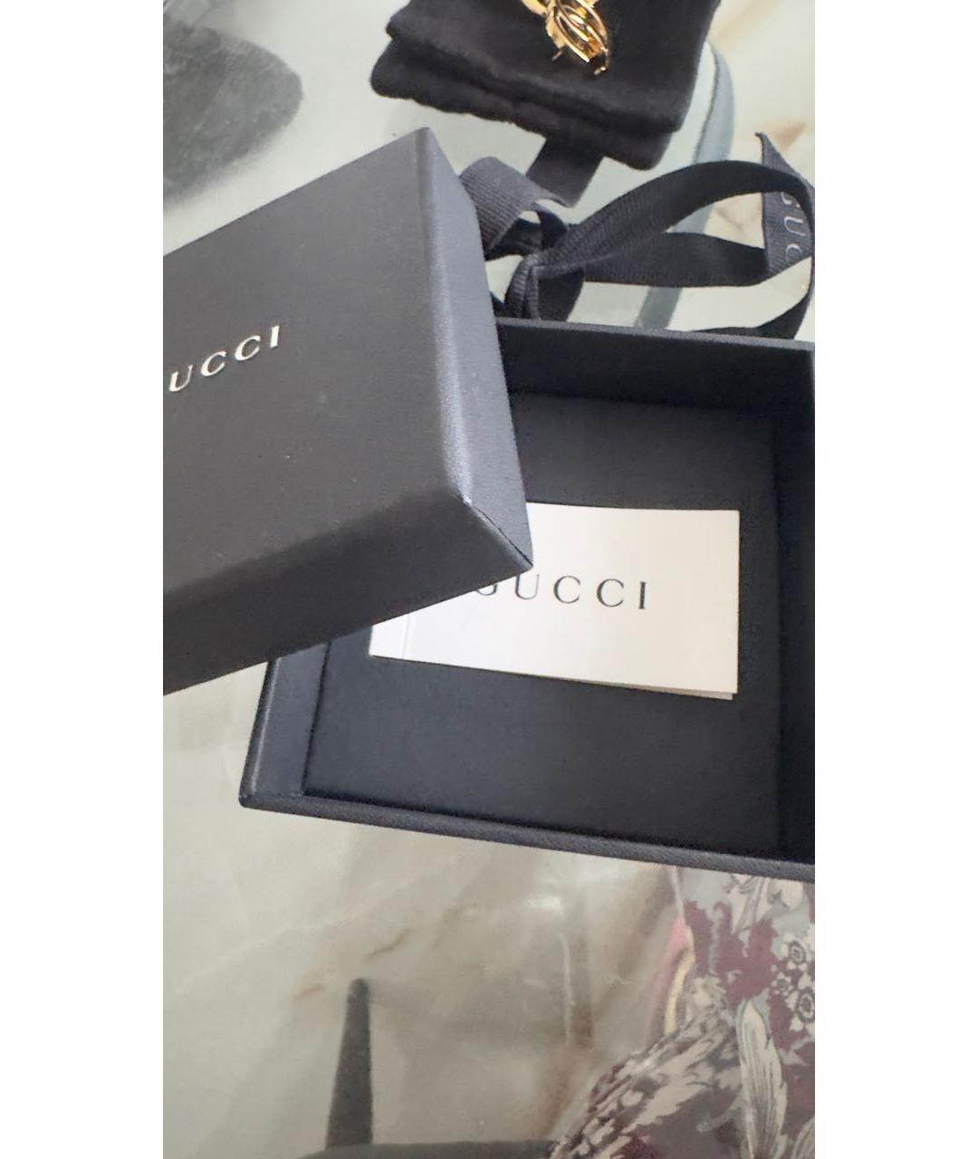 GUCCI Золотые латунные серьги, фото 4