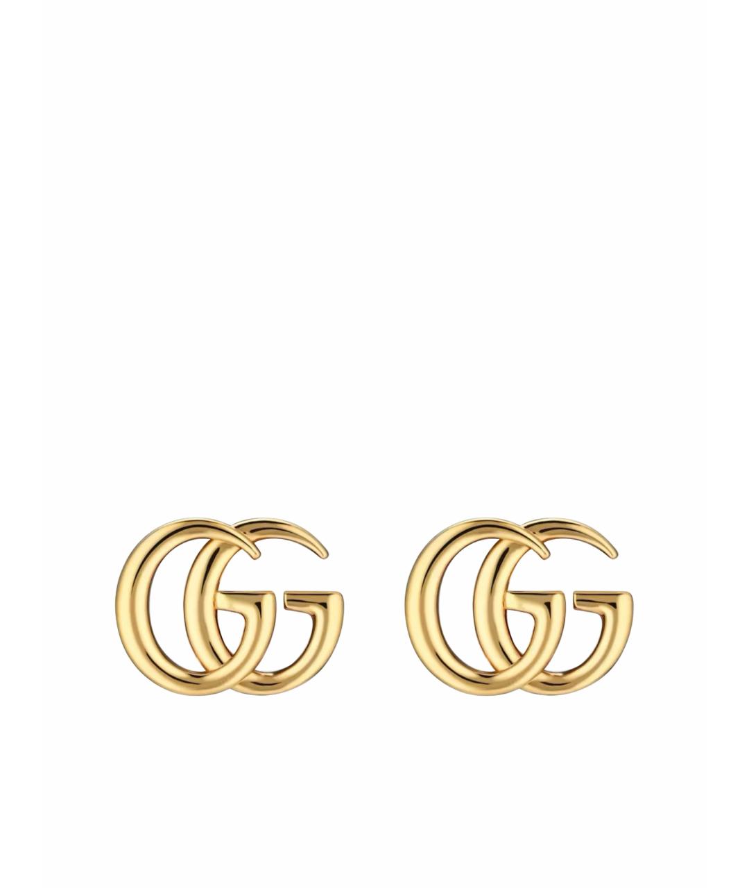 GUCCI Золотые латунные серьги, фото 1