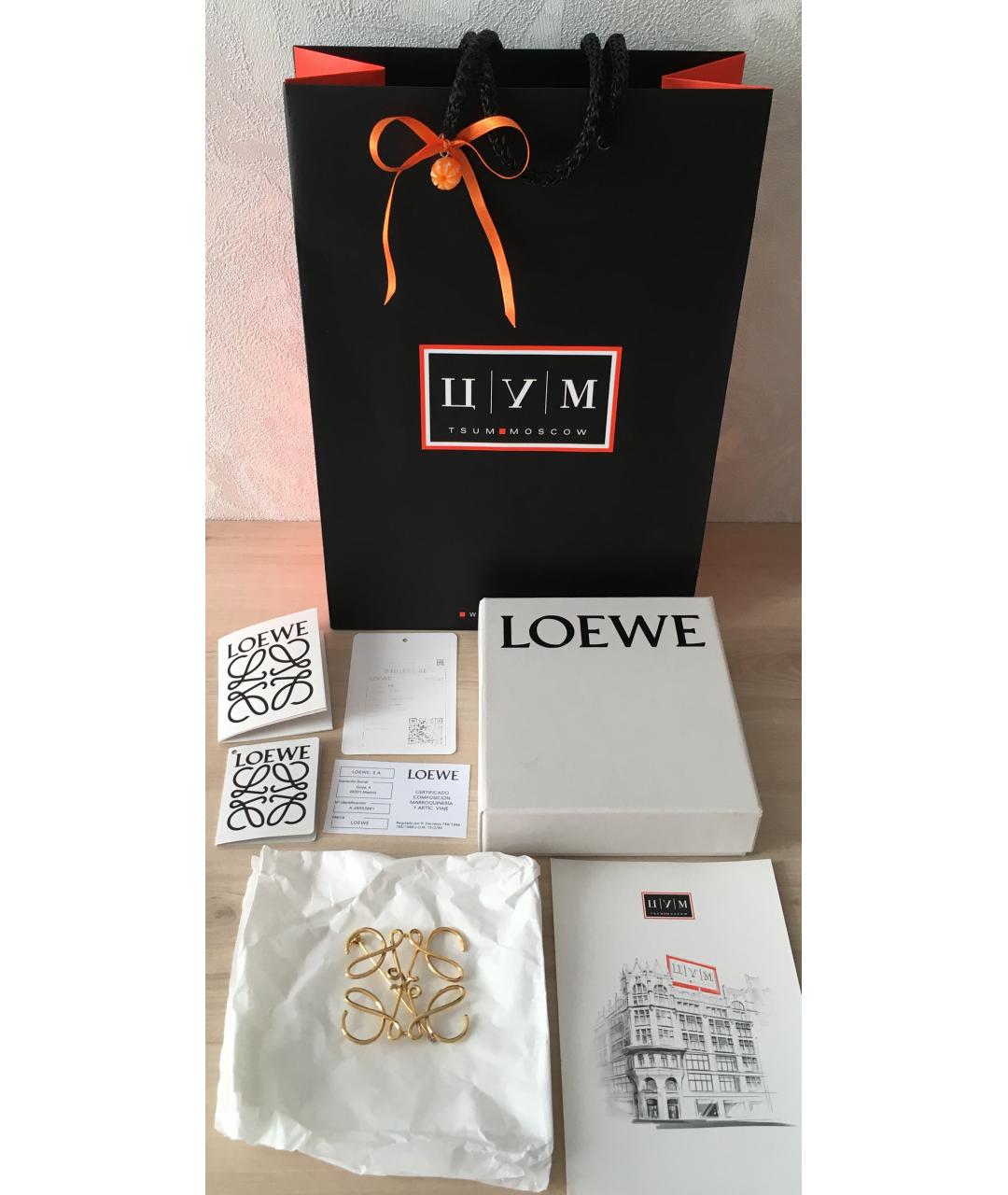 LOEWE Золотая латунная булавка / брошь, фото 4