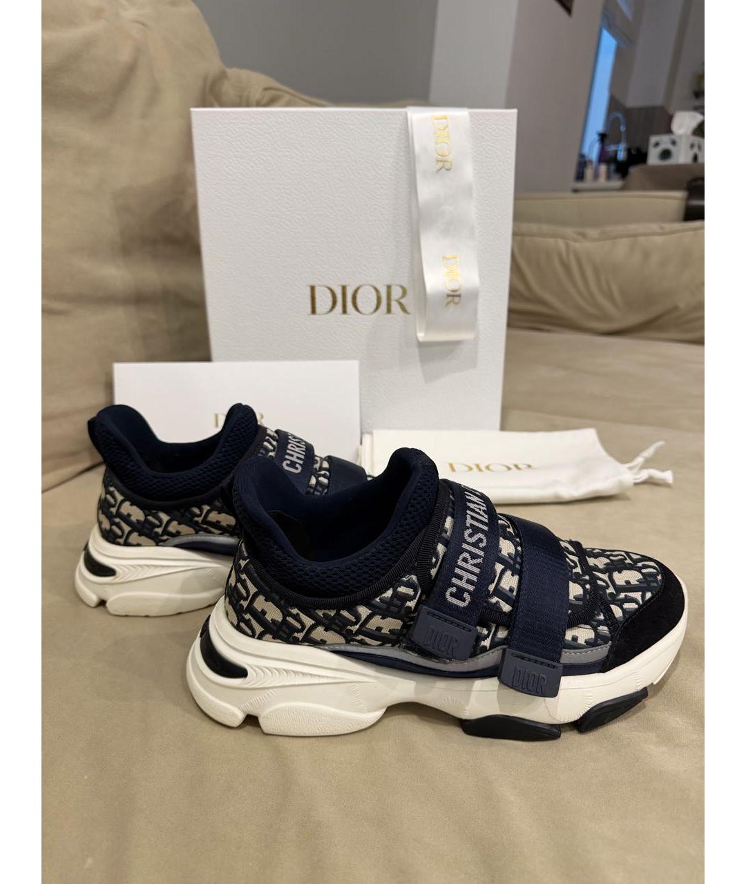 CHRISTIAN DIOR Темно-синие кроссовки, фото 4
