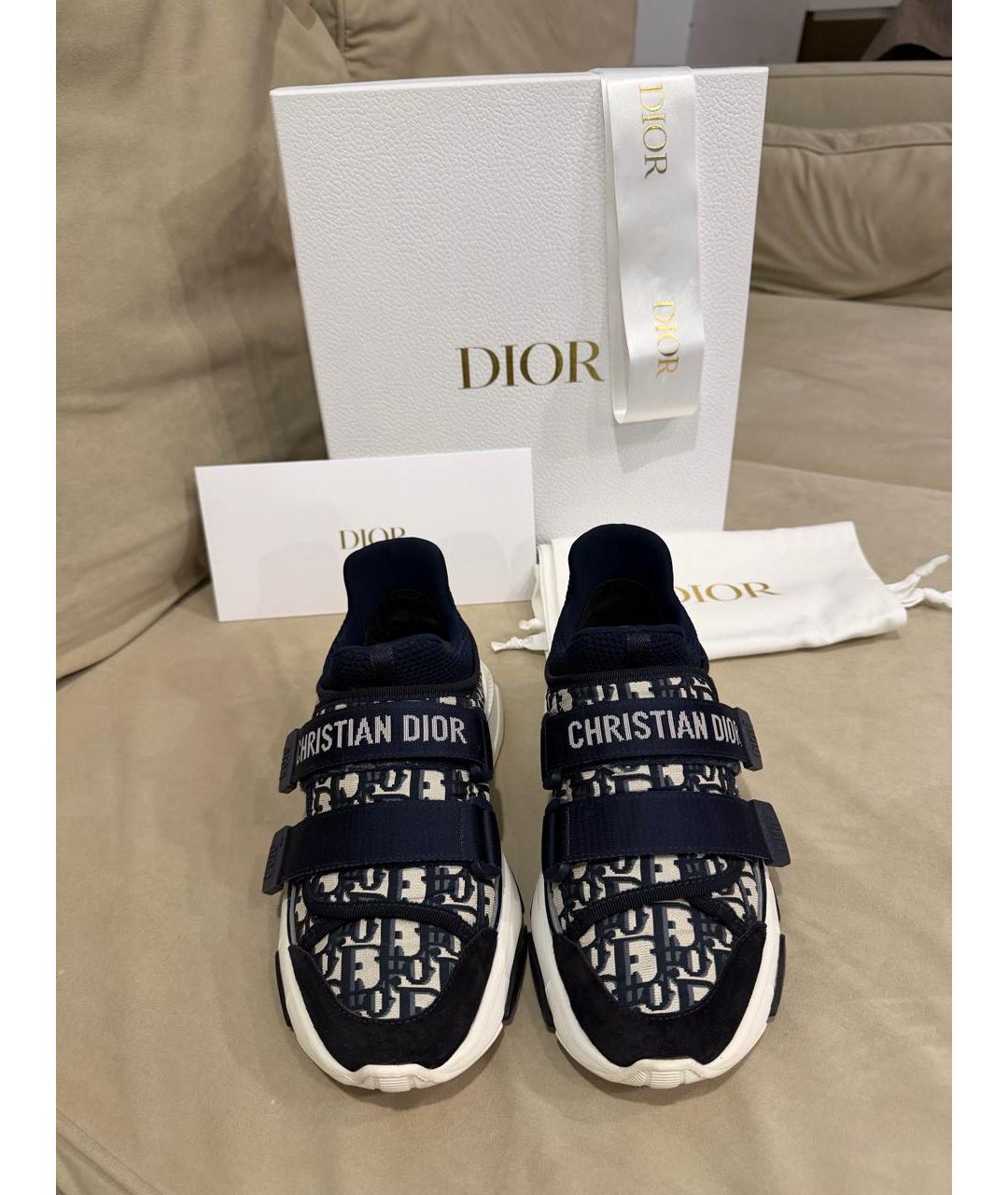 CHRISTIAN DIOR Темно-синие кроссовки, фото 3