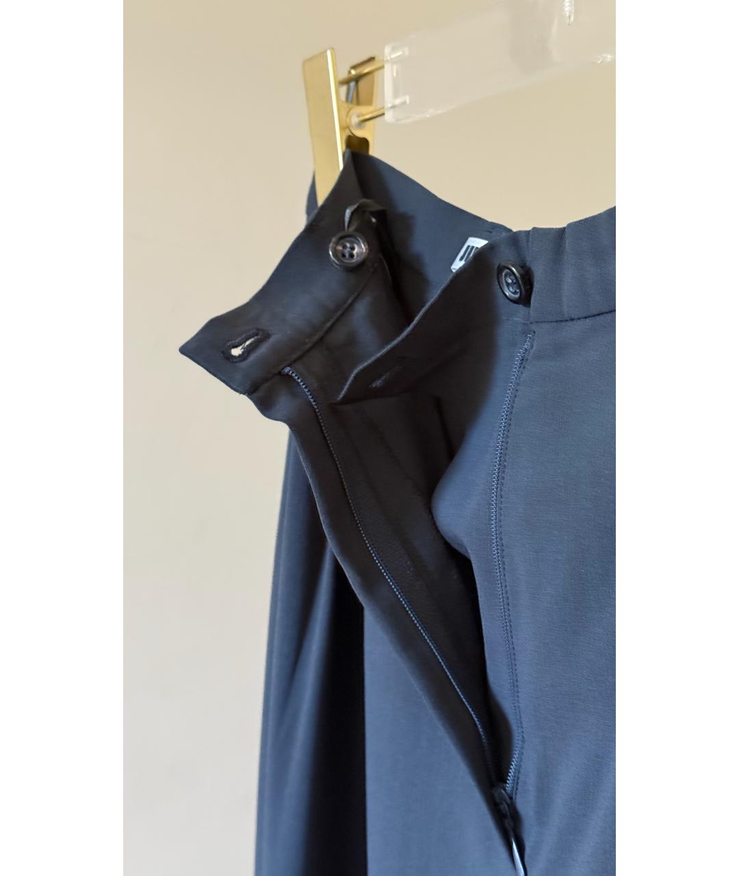 JIL SANDER Серые прямые брюки, фото 3