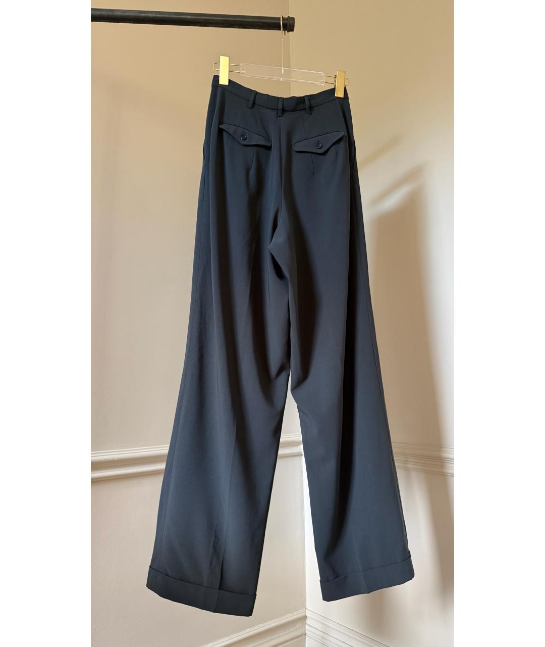 JIL SANDER Серые прямые брюки, фото 2