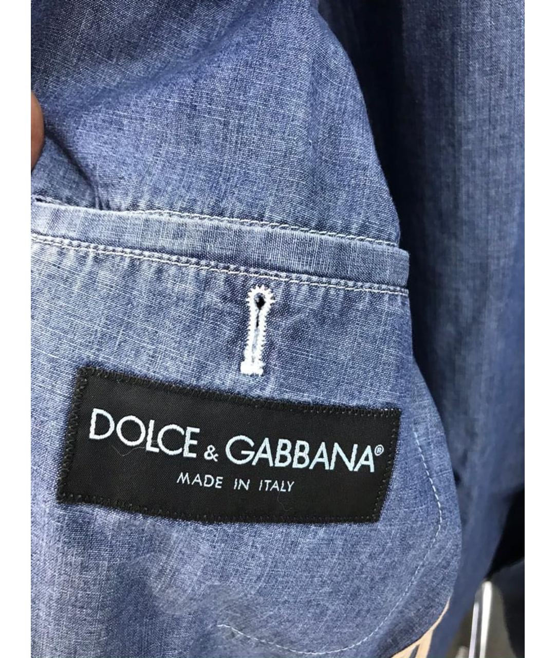 DOLCE&GABBANA Синий пиджак, фото 3