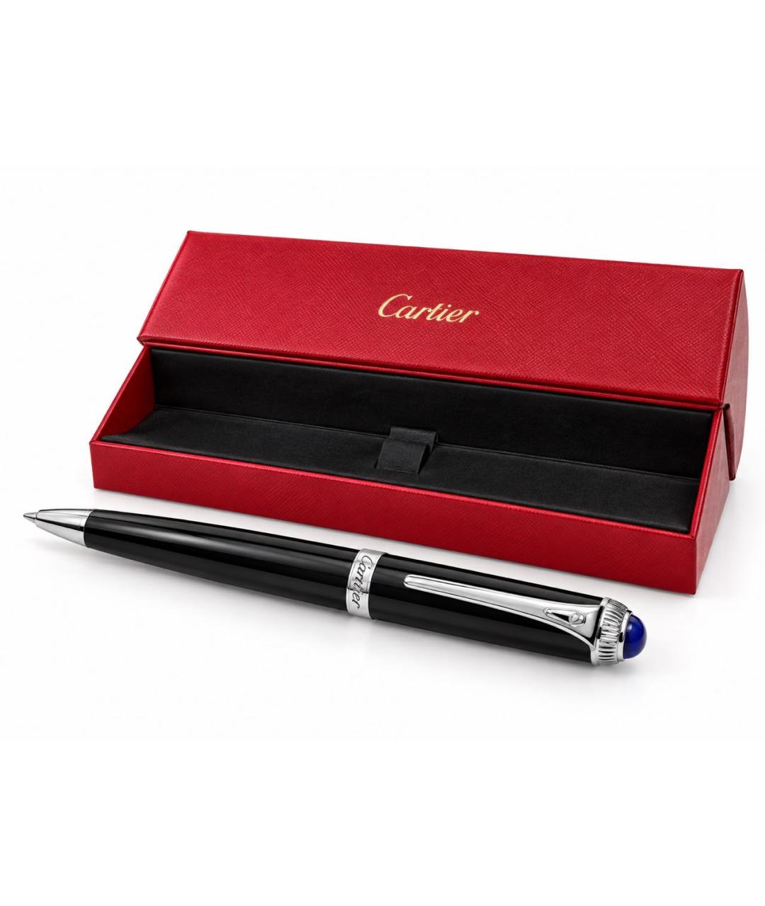 CARTIER Черная шариковая ручка, фото 6