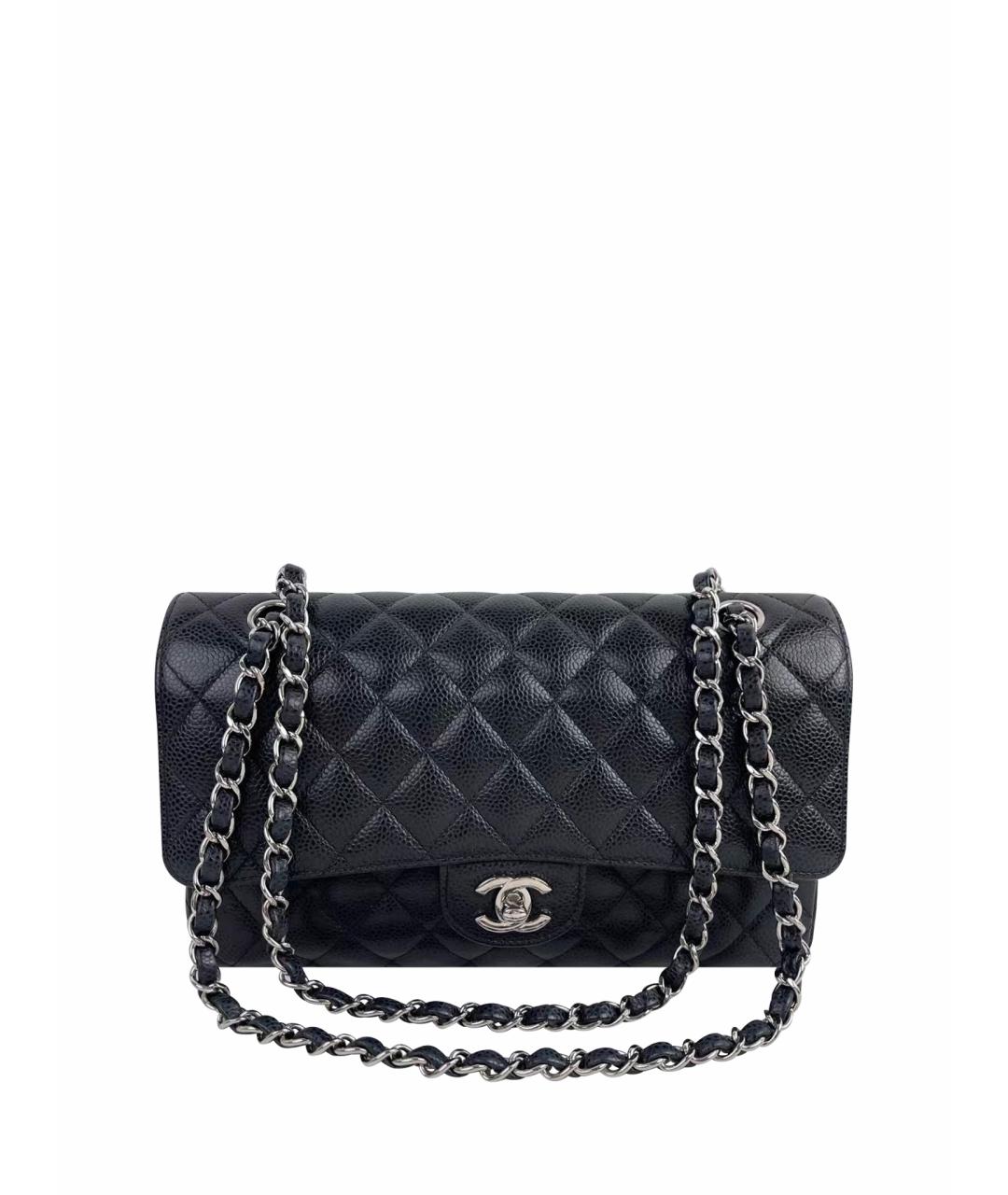 CHANEL Черная кожаная сумка тоут, фото 1