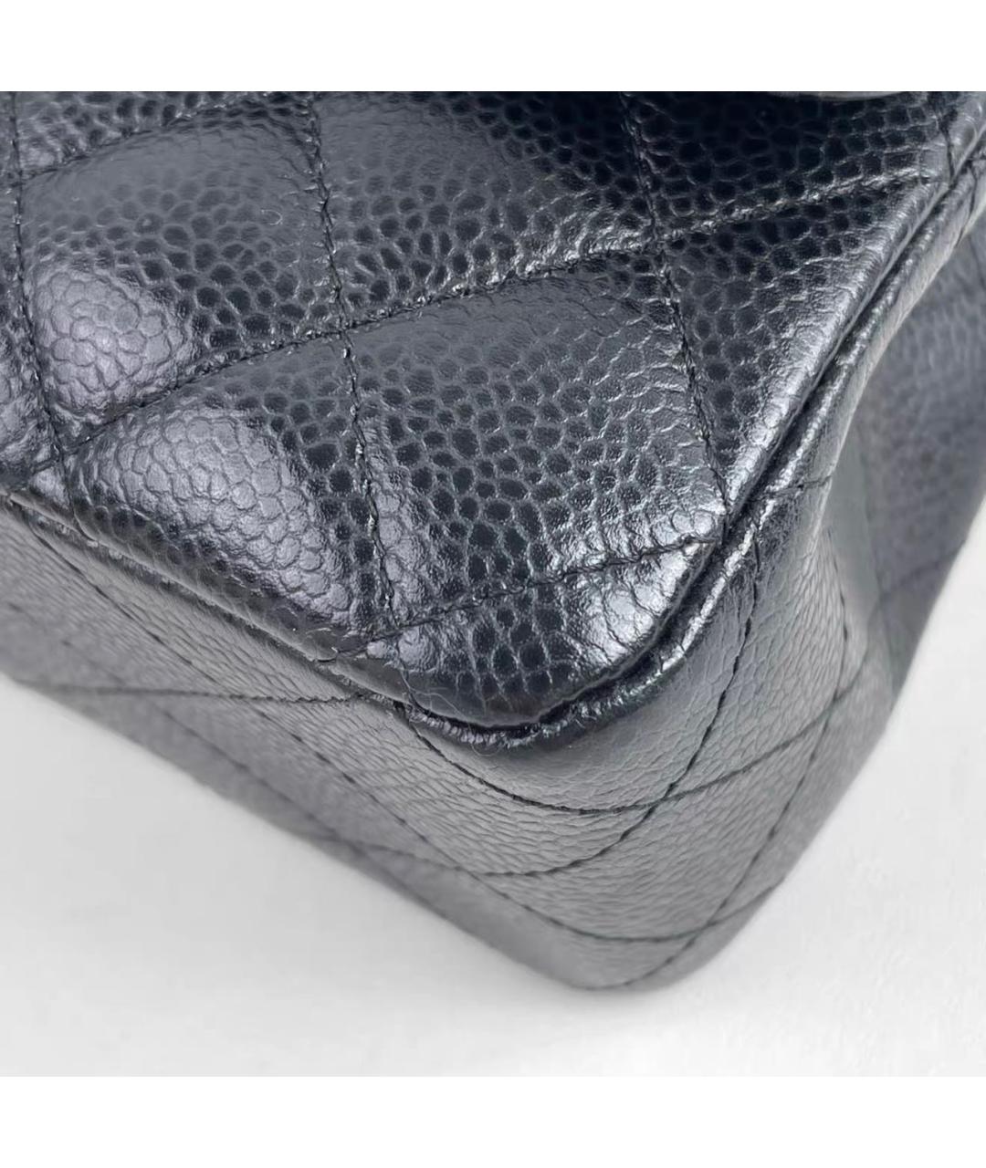 CHANEL Черная кожаная сумка тоут, фото 5