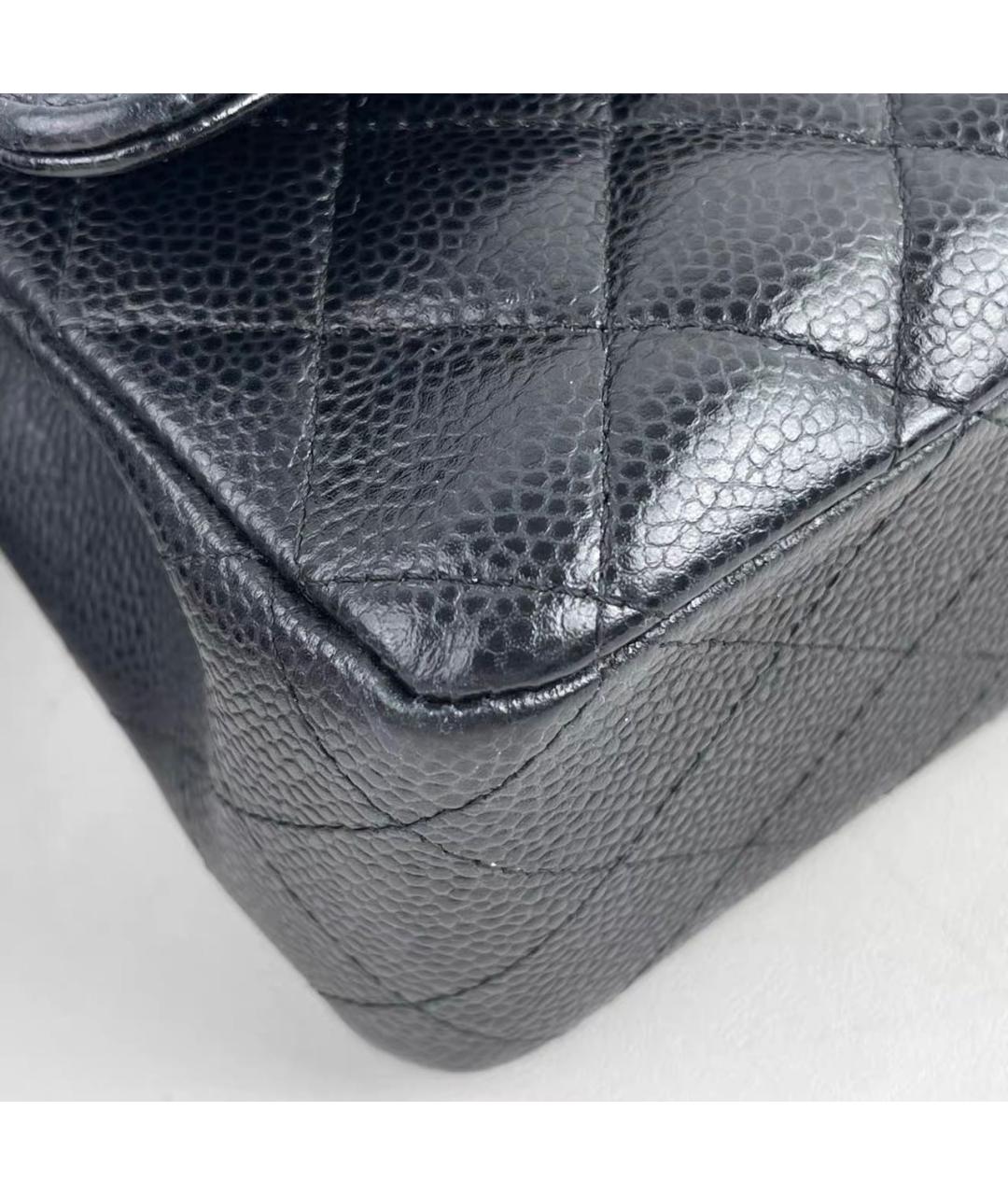 CHANEL Черная кожаная сумка тоут, фото 4